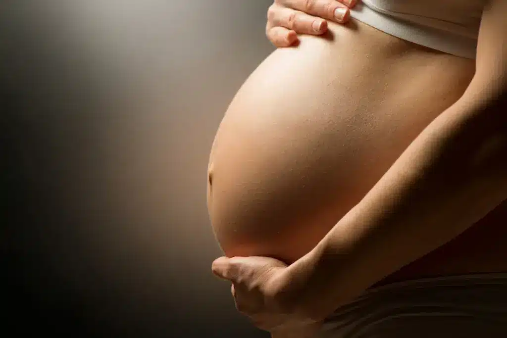 Belly of a Pregnant Woman
